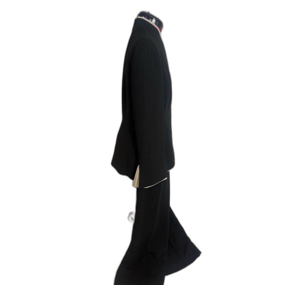 NWT Liz Claiborne Pantsuit Size 10 Black & White 2-Piece Set Blazer & Pants - Picture 6 of 16